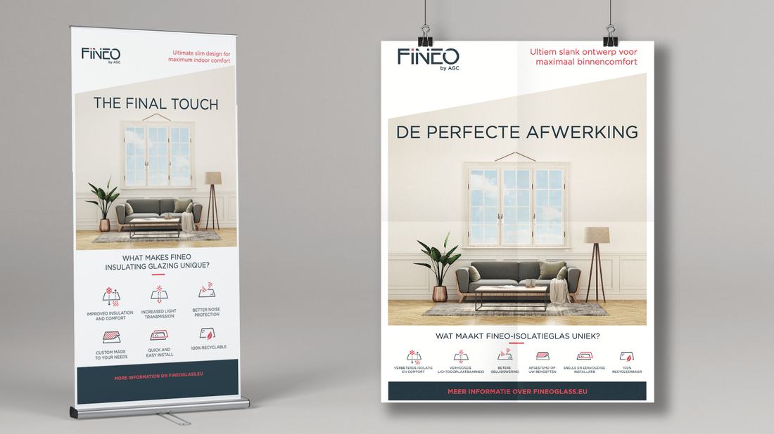 Fineo roll-up banners