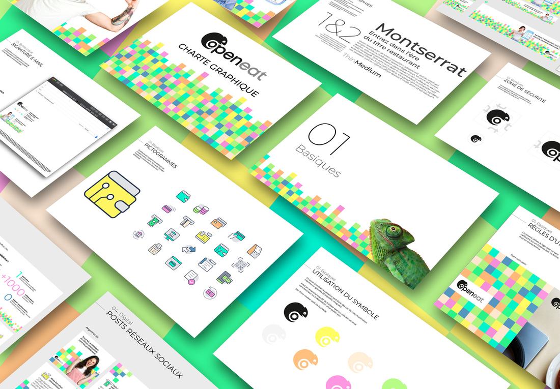 Openeat brand guidelines spreads