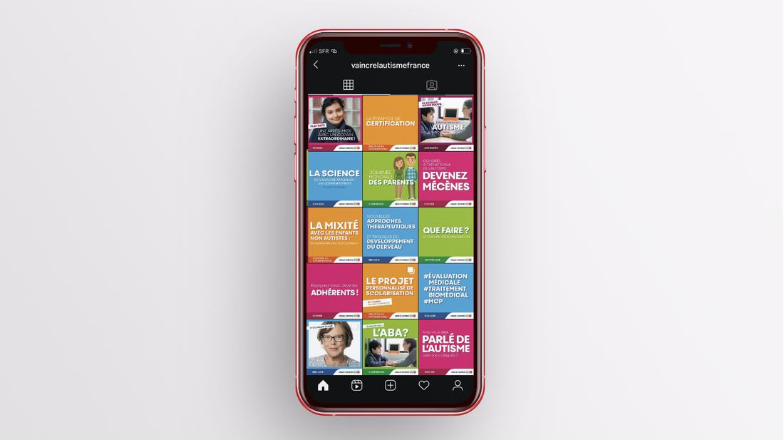 Vaincre l’Autisme Instagram feed